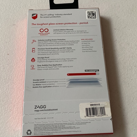 NEW Glass+ Screen Protector for iPhone X/Xs and a Gently Used Kate Spade X case - Picture 4 of 7